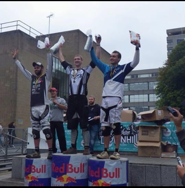 Ben Moore 1st place Plymouth Urban Downhill